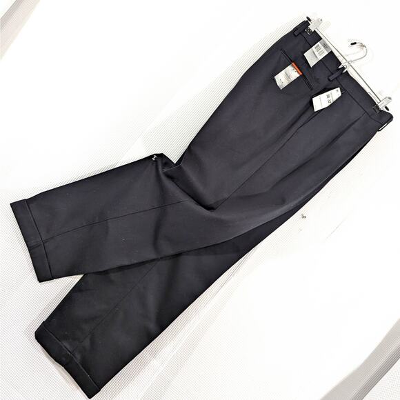 NWT@$85! DOCKERS! SLATE GRAY 100% COTTON  PLEAT FRONT/CUFF CHINO PANTS! SZ 38x32 - Picture 11 of 11